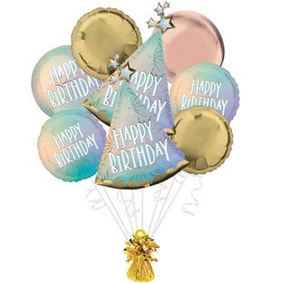 Pastel Dream Birthday Foil Balloon Bouquet